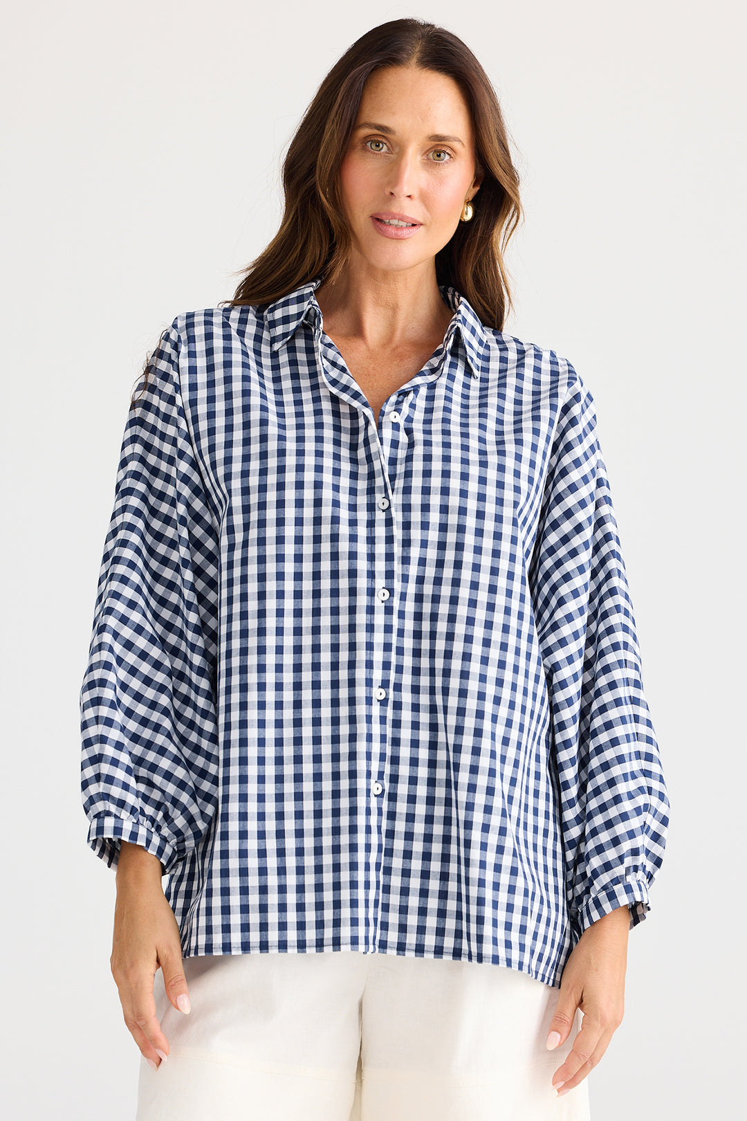 Brave+True BT25375-2 Monty Navy Gingham Shirt