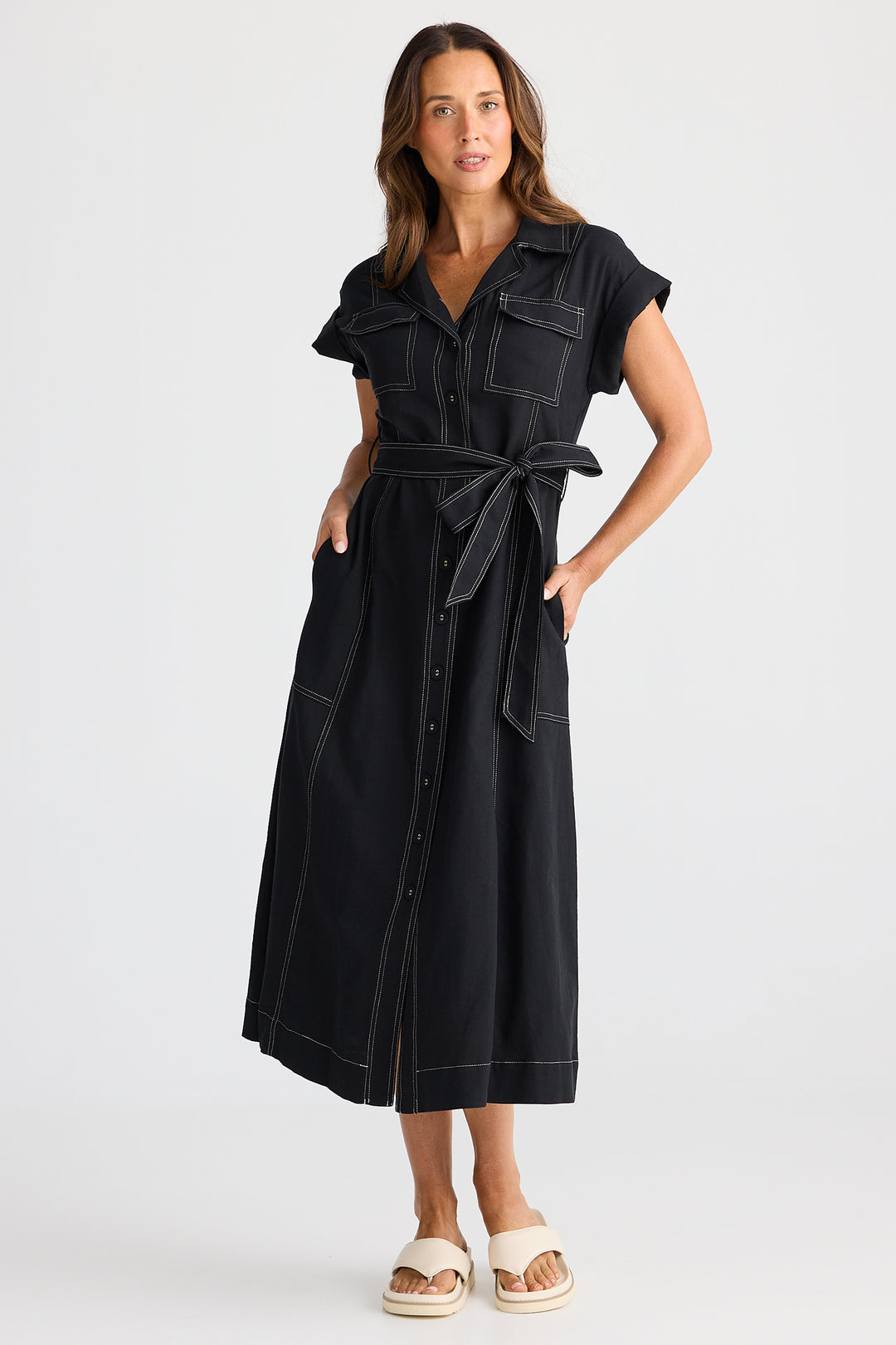 Brave+True BT25421-1 Portia Black Dress