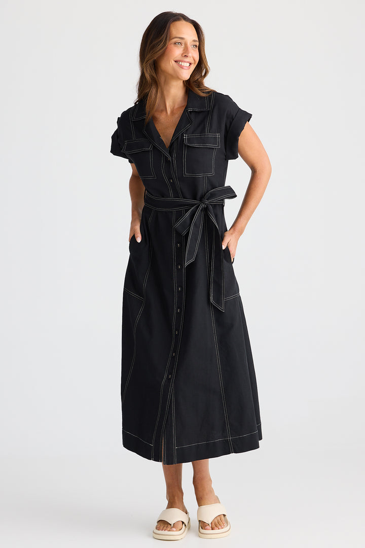 Brave+True BT25421-1 Portia Black Dress
