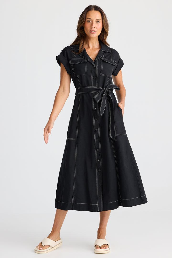 Brave+True BT25421-1 Portia Black Dress