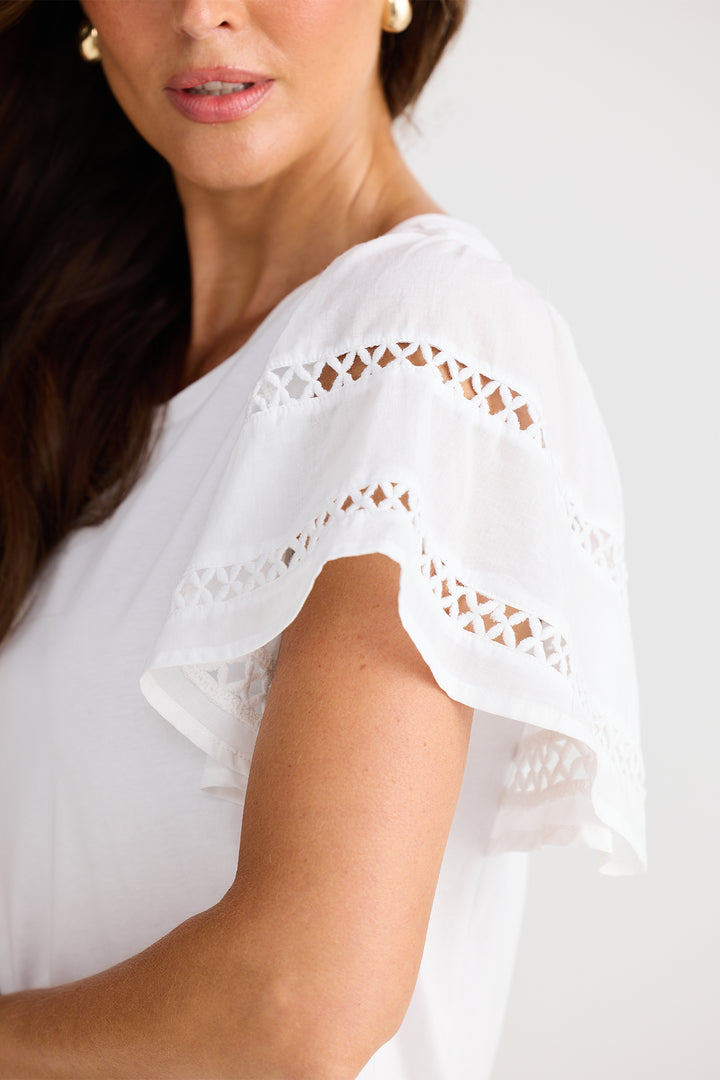 Brave+True BT25443-1 Chloe White T-Shirt