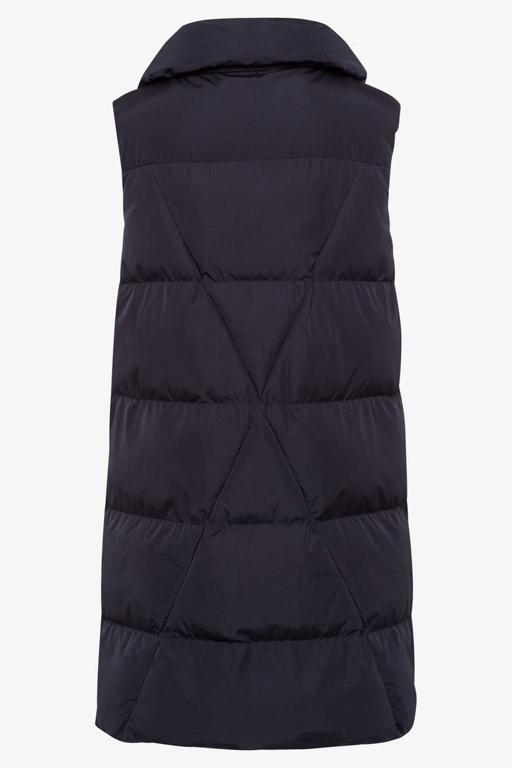 Brax 93-6308 95982640 22 Denver Marine Blue Longline Padded Gilet - Shirley Allum Boutique