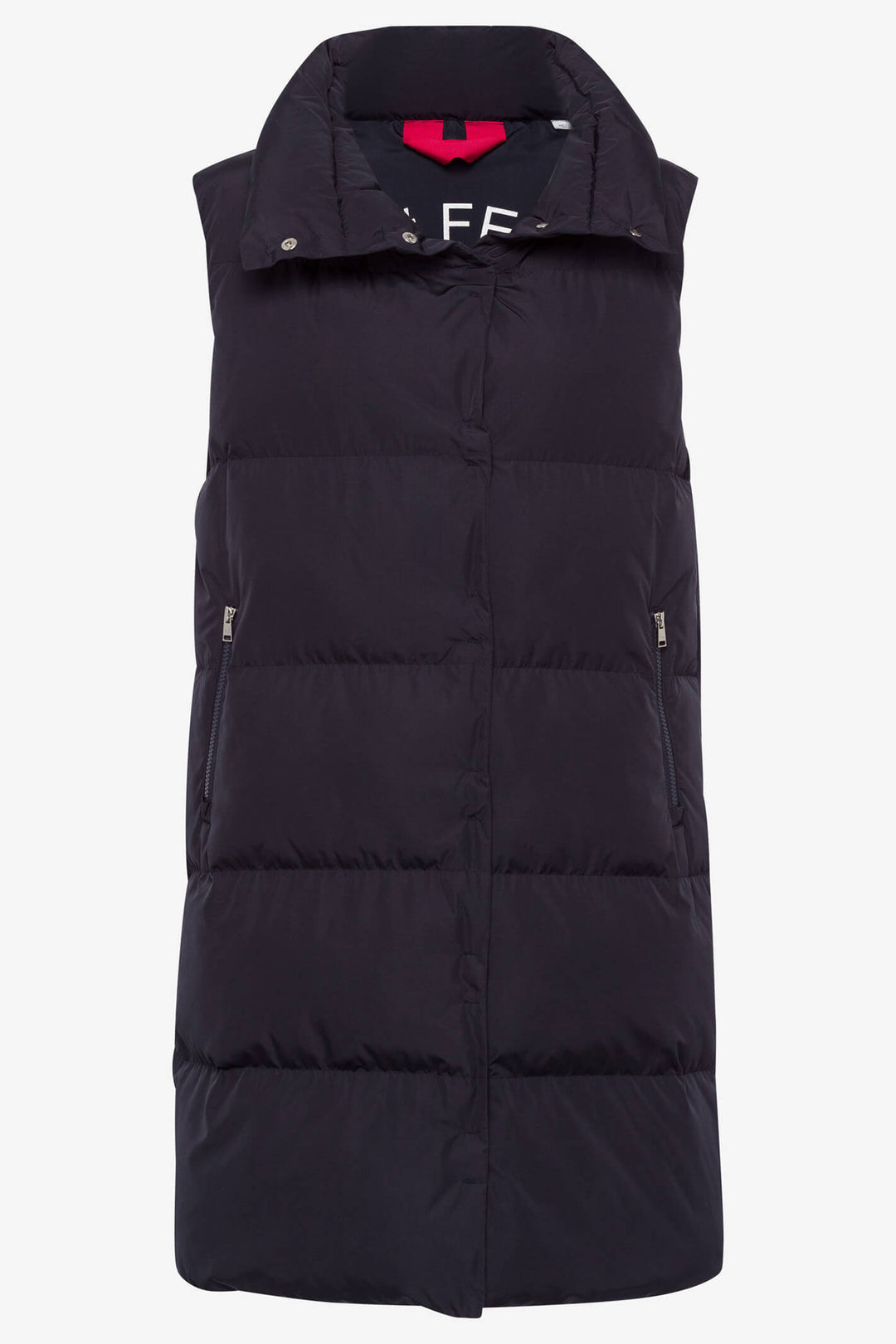 Brax 93-6308 95982640 22 Denver Marine Blue Longline Padded Gilet - Shirley Allum Boutique
