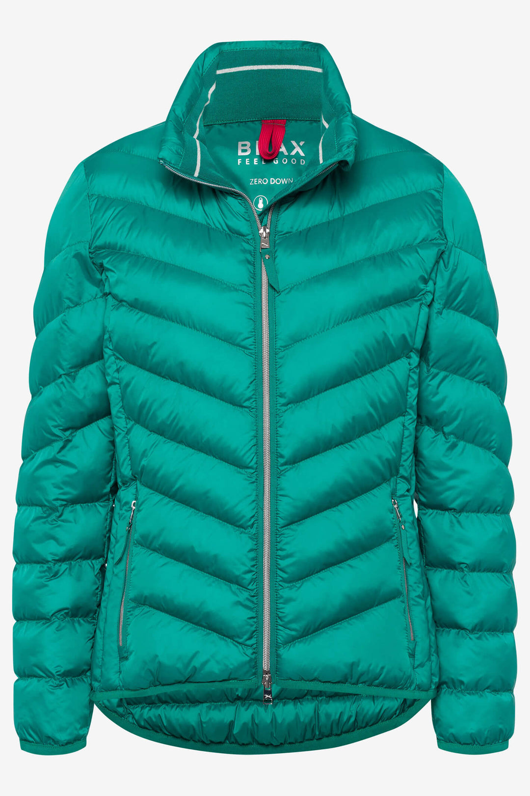 Brax 93-6368 95982140 38 Bern Malachite Green Padded Jacket - Shirley Allum Boutique
