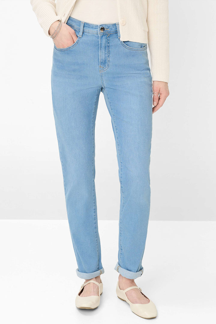 Brax Carola 09-7002 09928720 19 Denim Light Blue Feminine Fit Jeans