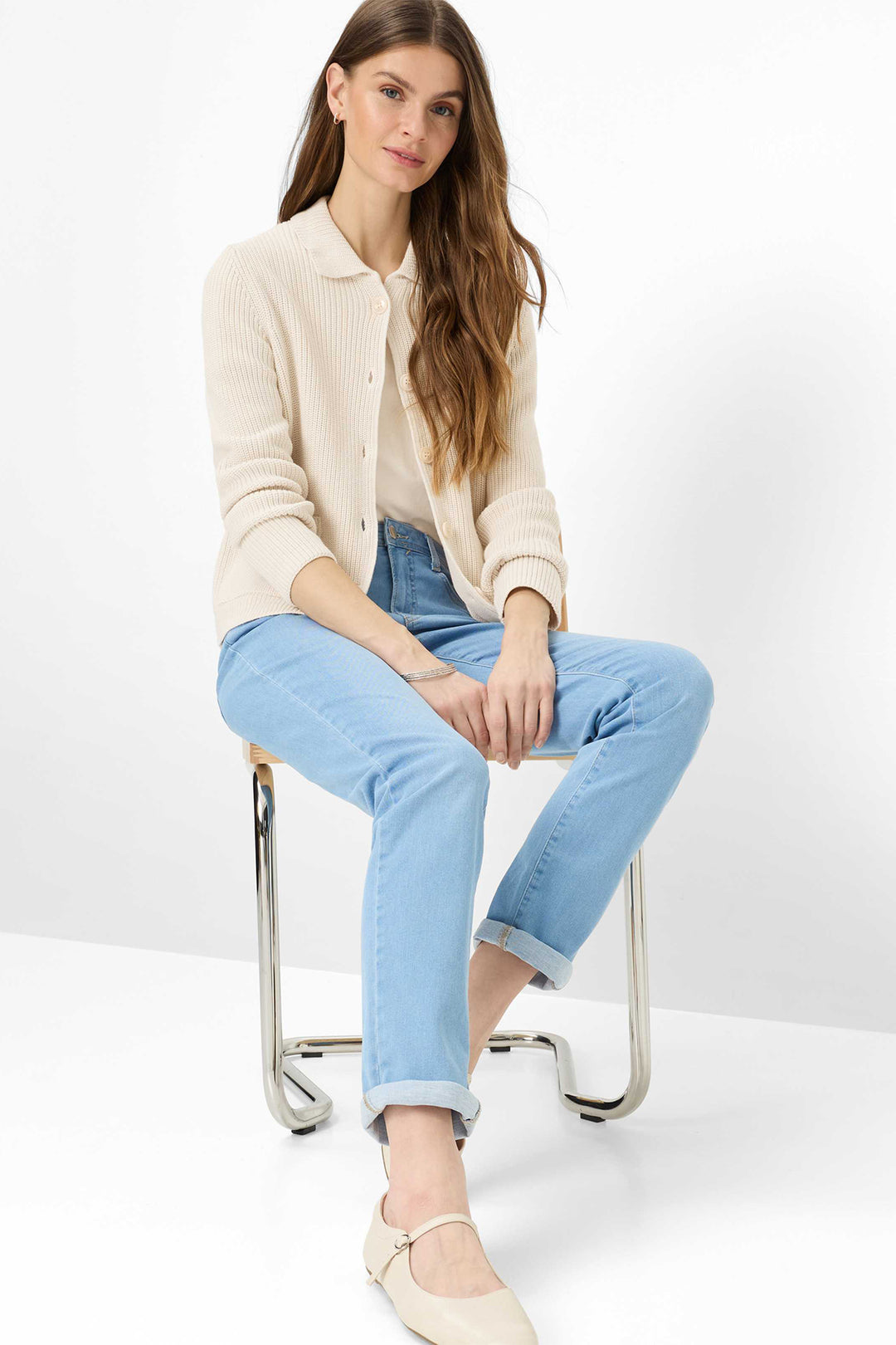 Brax Carola 09-7002 09928720 19 Denim Light Blue Feminine Fit Jeans