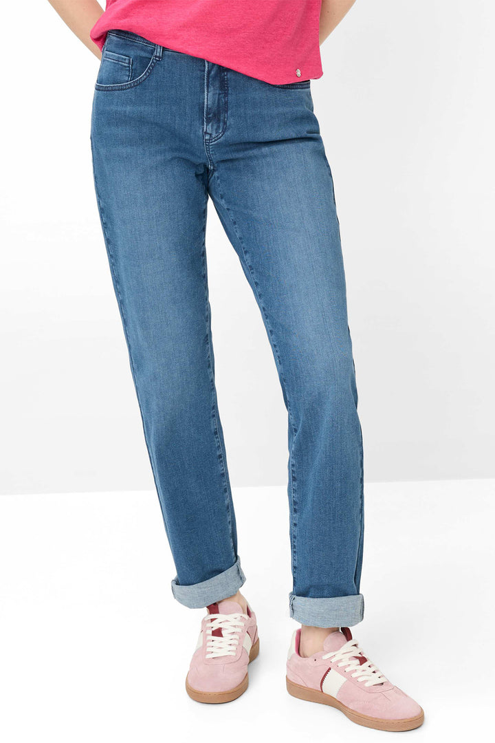 Brax Carola 09-7002 09928720 26 Used Stone Blue Feminine Fit Jeans