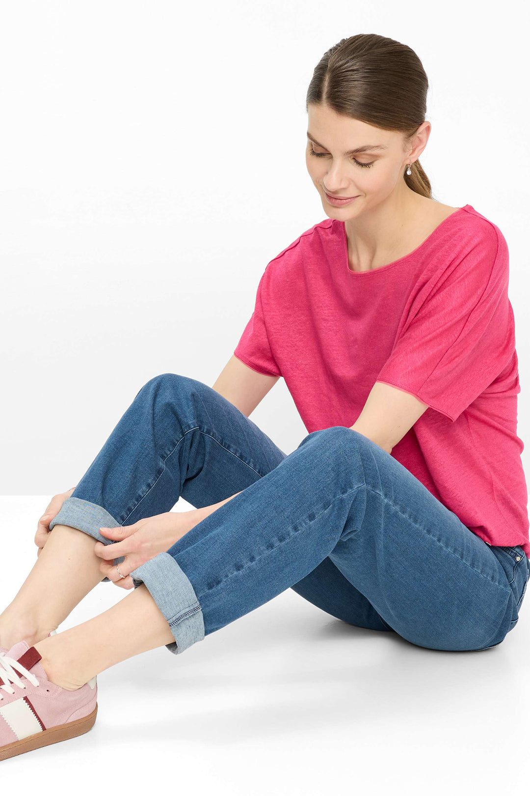 Brax Carola 09-7002 09928720 26 Used Stone Blue Feminine Fit Jeans