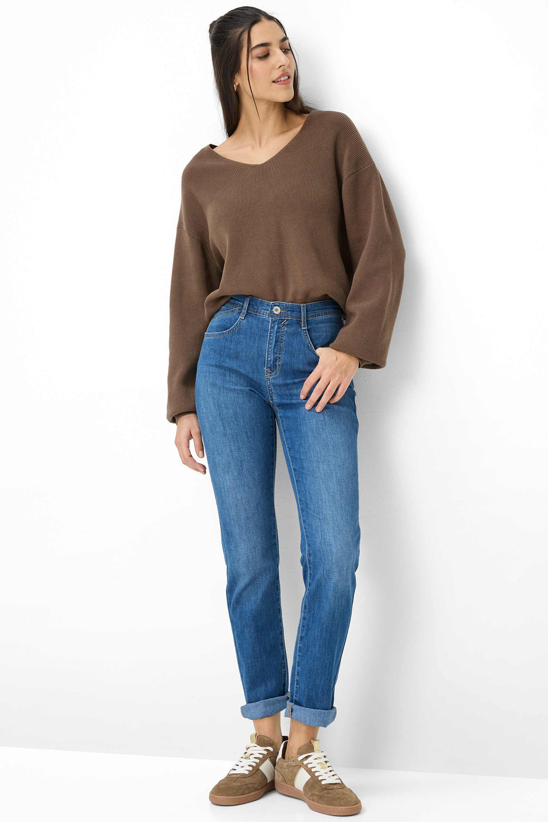 Brax Carola 09-7302 26 09912420 Denim Blue Light Wash Jeans