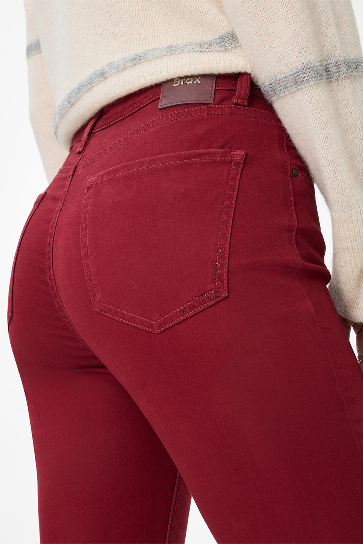 Brax Carola 71-1707 40 9911320 Mulberry Red Winter Dream Jeans