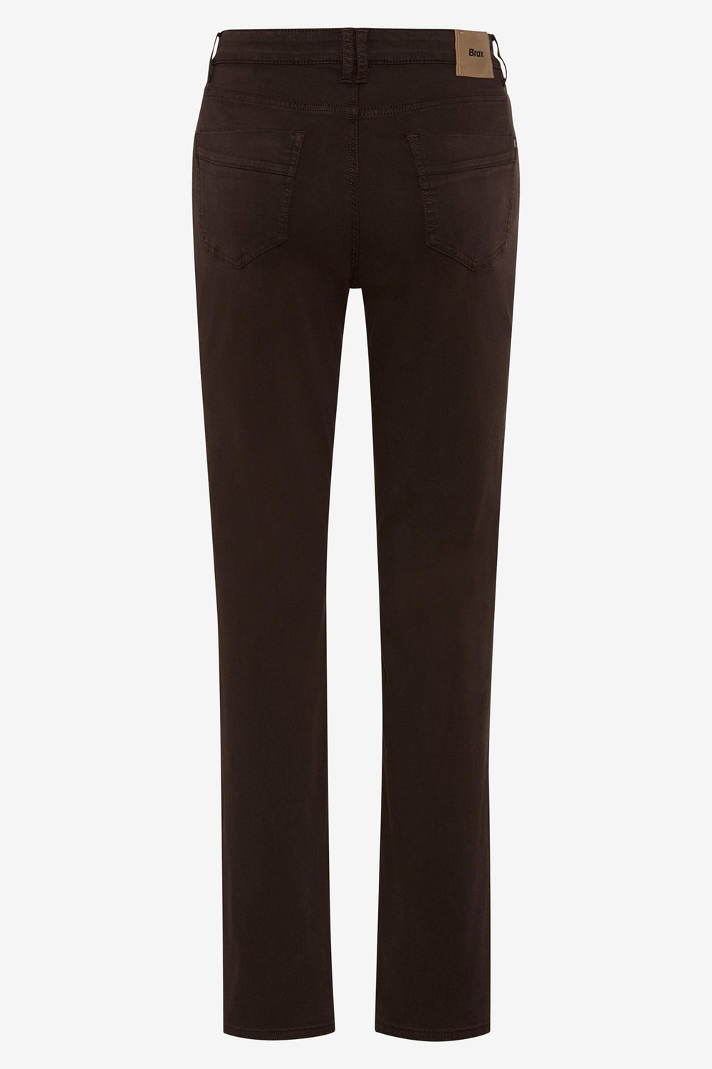 Brax Carola brown corduroy trousers, detail view