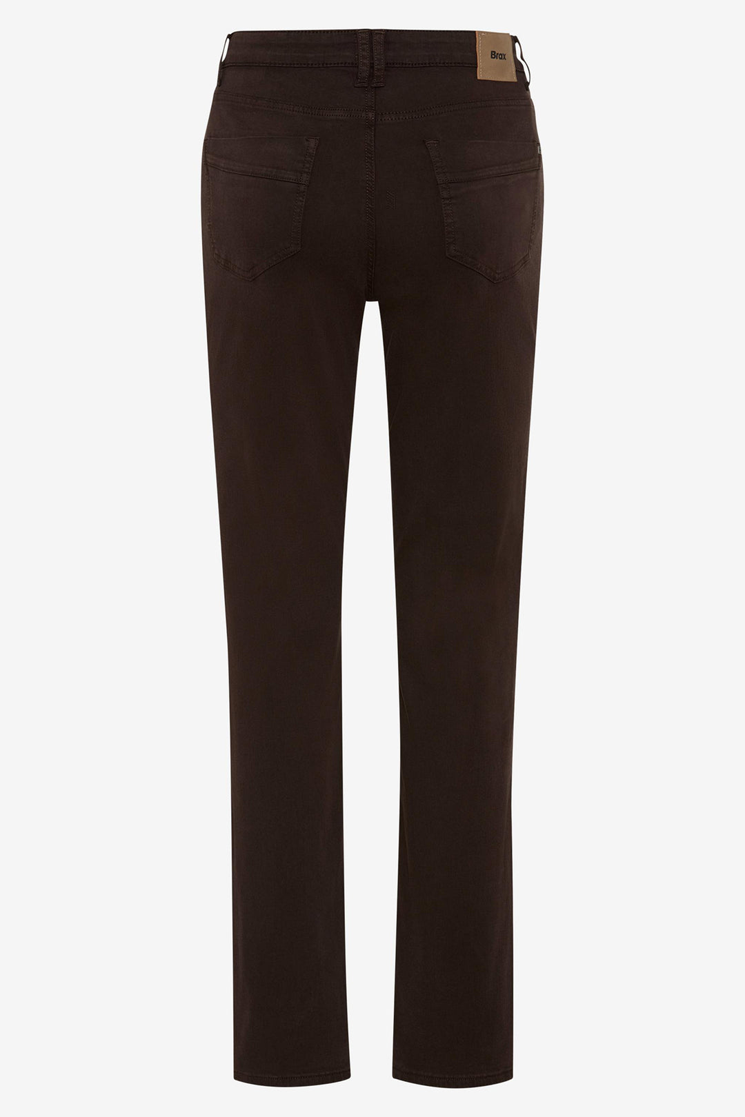 Brax Carola brown corduroy trousers, detail view