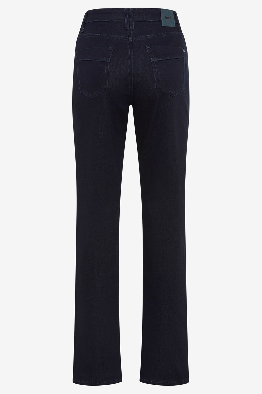 Brax Carola Navy Trousers, back view