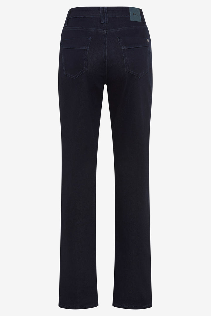 Brax Carola Navy Trousers, back view