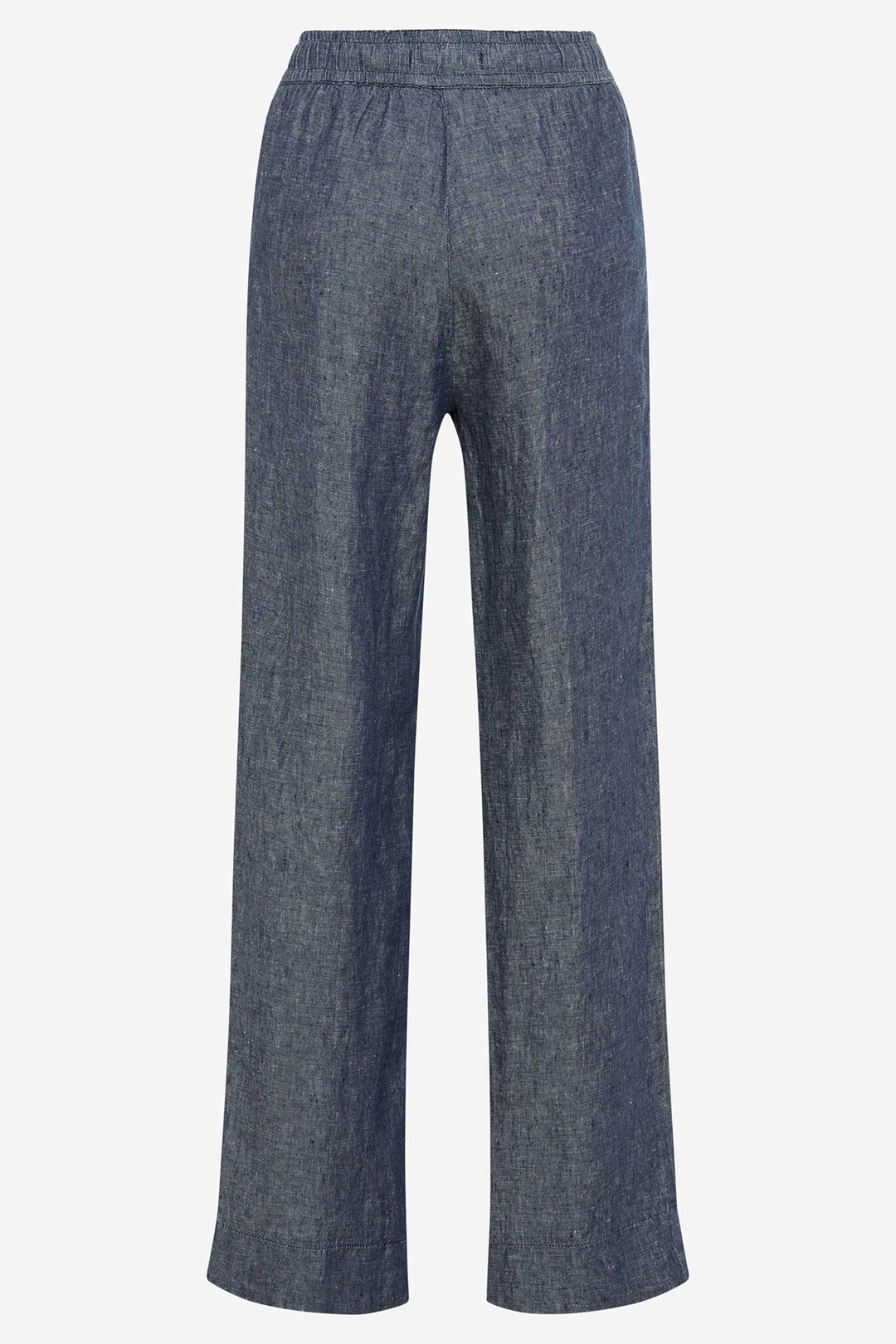 Brax Farina 09-2202 09885020 20 Dark Blue Linen Drawstring Waist Trousers