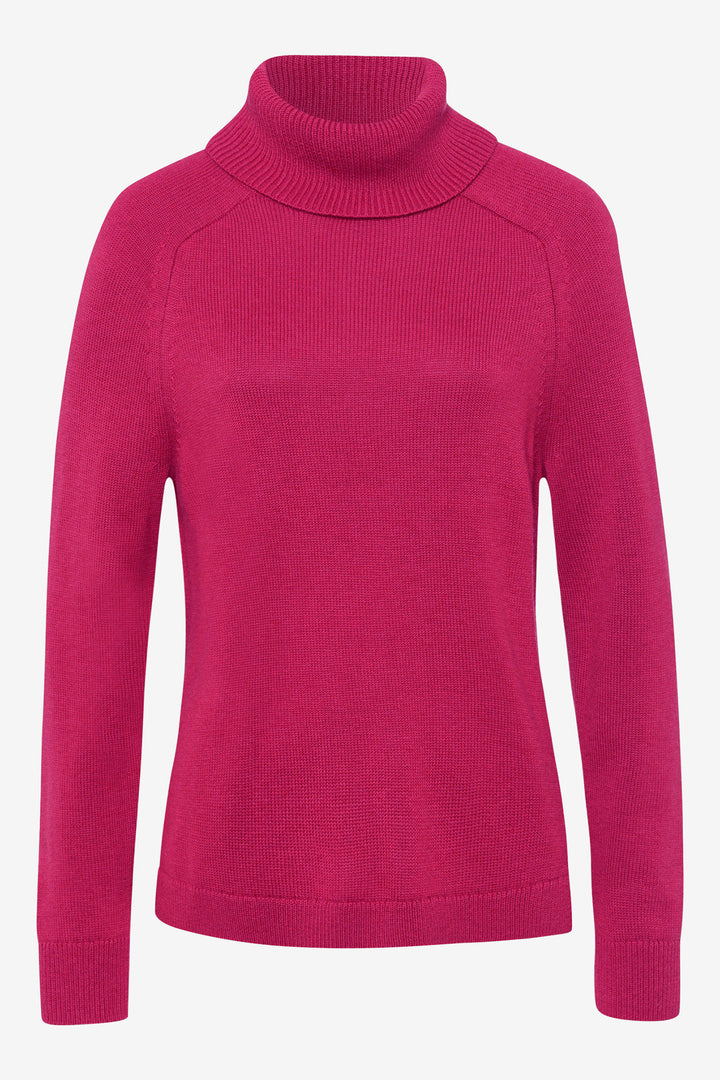 Brax Lea 33-2958 90160900 87 Orchid Pink Rollneck Jumper - Shirley Allum Boutique