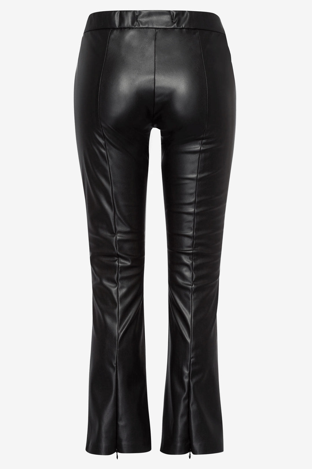 Brax Malou 73-5248 09215820 02 Black Faux Leather Trousers - Shirley Allum Boutique