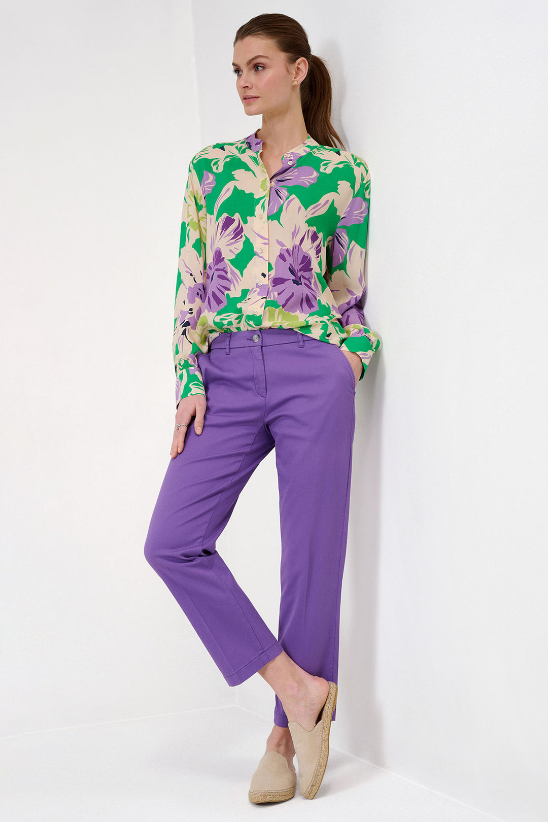 Brax Maron S 71-1908 9851720 82 Purple 78 Trousers - Shirley Allum Boutique