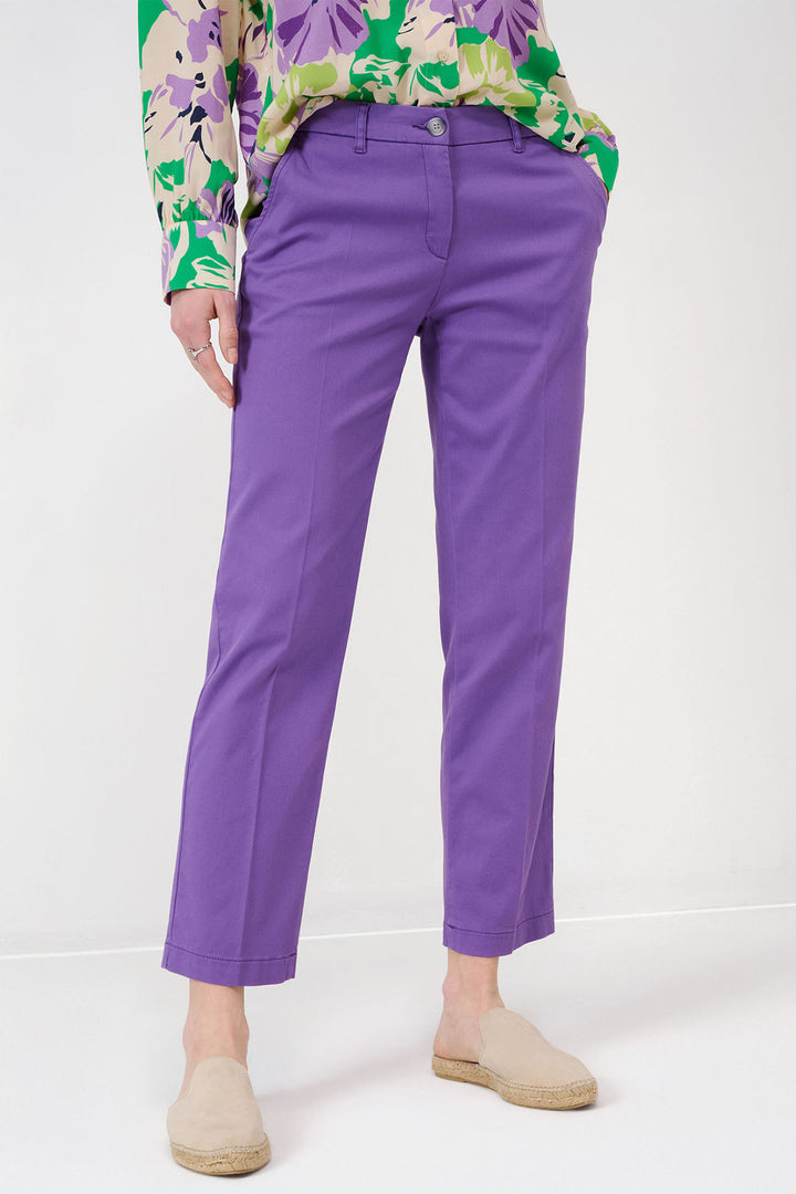 Brax Maron S 71-1908 9851720 82 Purple 78 Trousers - Shirley Allum Boutique