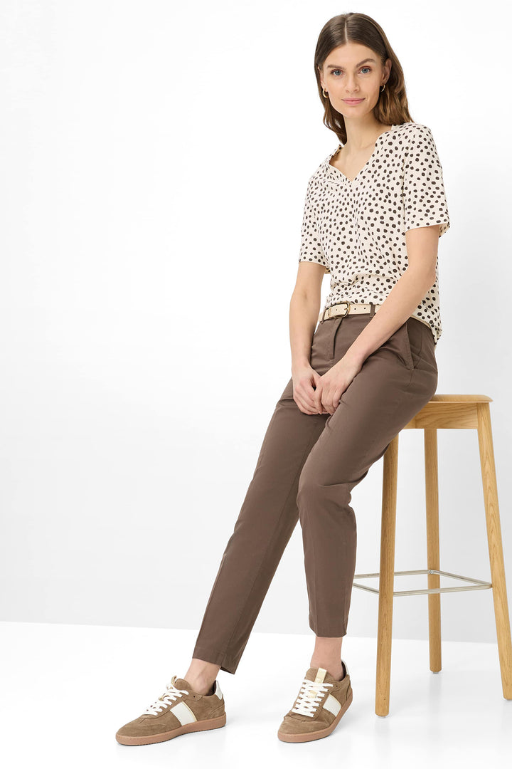 Brax Maron S 71-3208 52 09822420 Brown 7/8 Chino Trousers