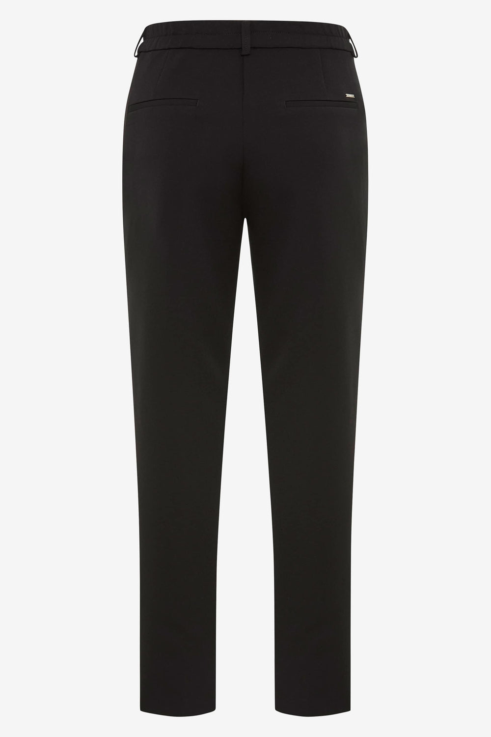 Brax Maron S black tailored trousers, back view