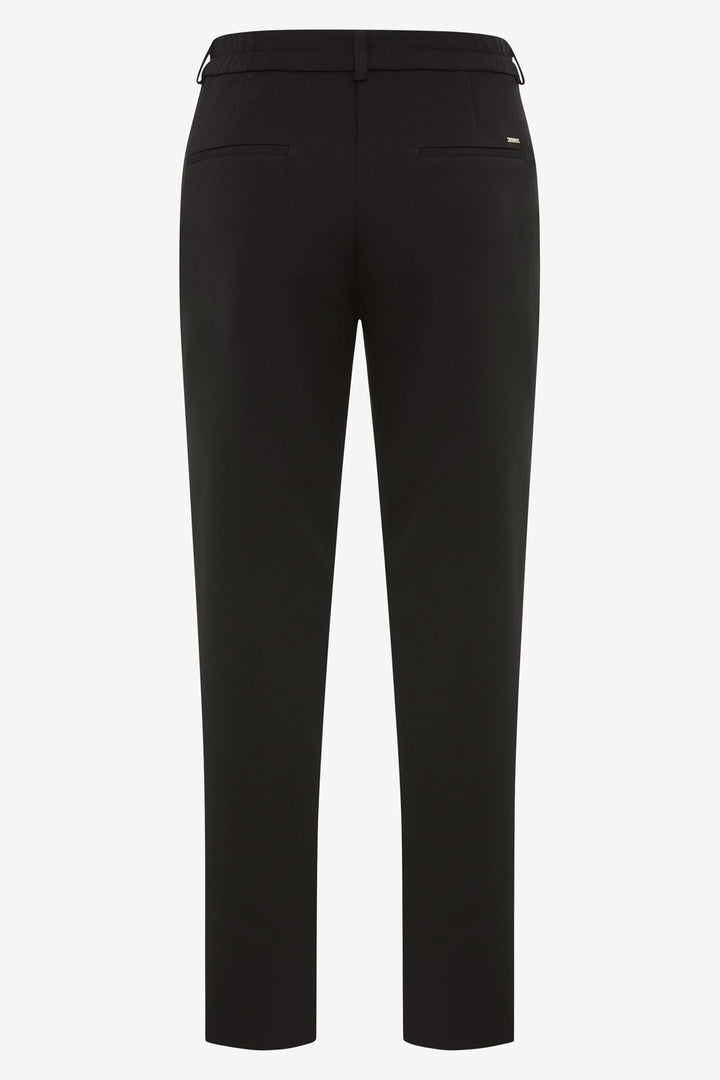 Brax Maron S black tailored trousers, back view