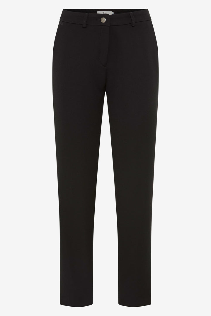 Brax Maron S black tailored trousers
