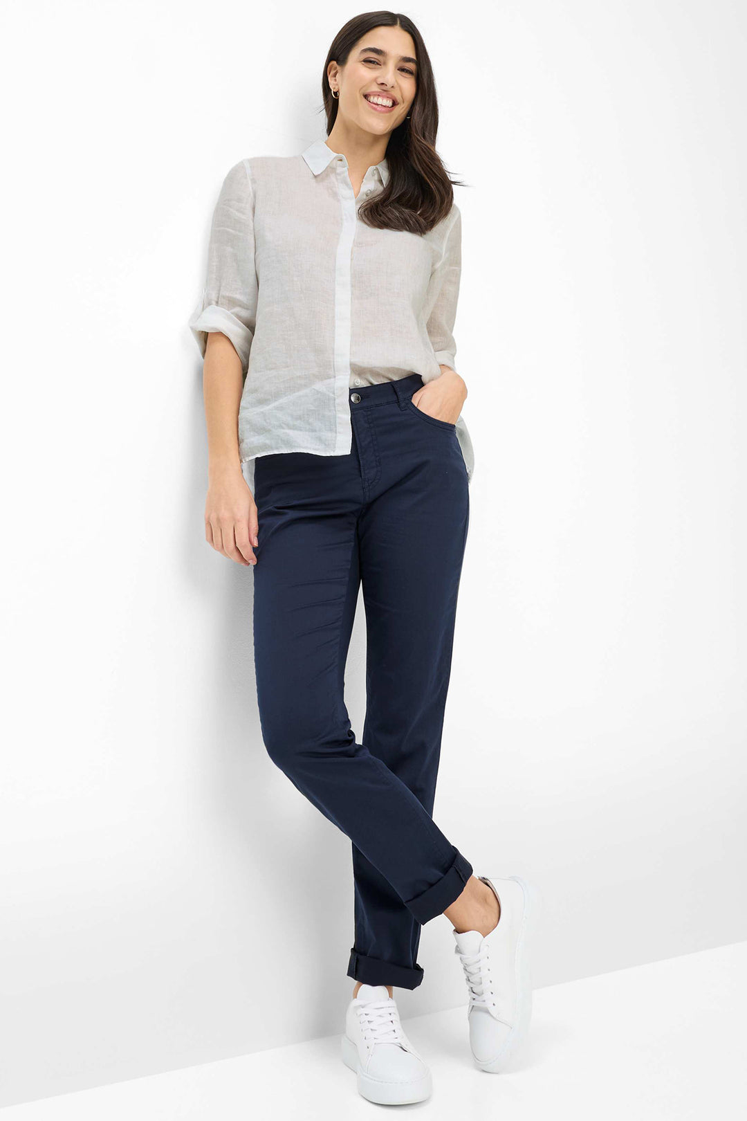 Brax Mary 09-3202 09883620 22 Dark Blue Navy Trousers