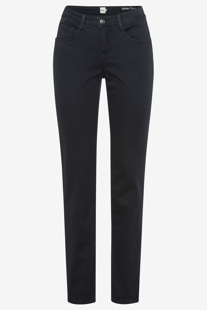 Black jeans on a white background