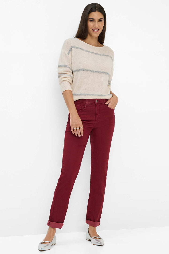 Brax Mary 71-1707 40 9911220 Mulberry Red Winter Dream Jeans