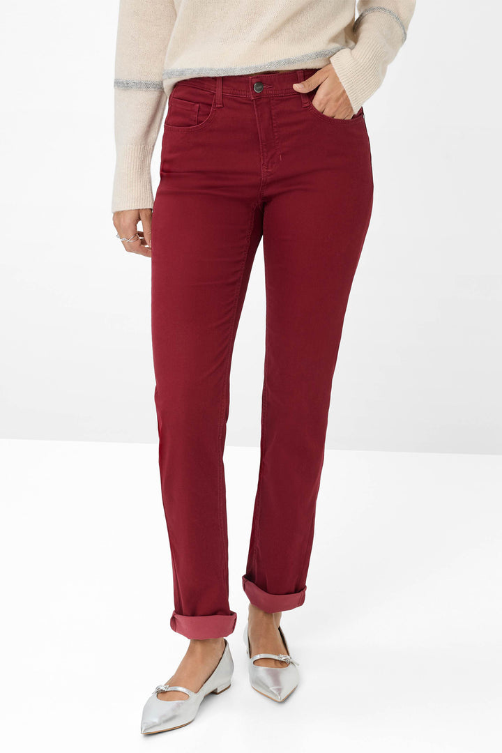 Brax Mary 71-1707 40 9911220 Mulberry Red Winter Dream Jeans