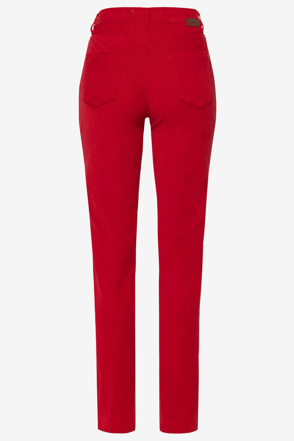 Brax Mary 73-1838 09115720 43 Cherry Red Five Pocket Cord Jeans - Shirley Allum Boutique