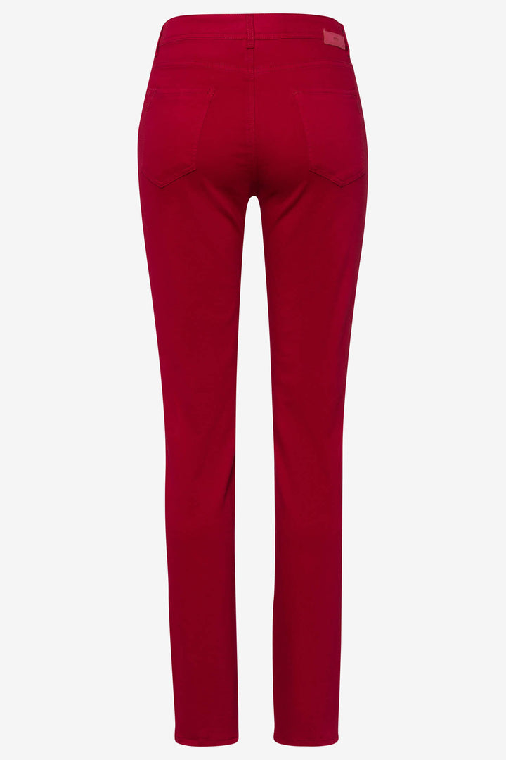 Brax Mary 73-7058 09928820 44 Salsa Red Five Pocket Jeans - Shirley Aluum Boutique