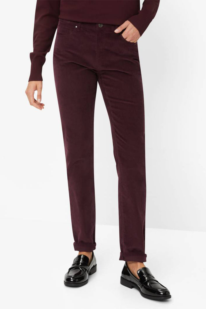 Brax Mary 75-1838 9189020 83 Plum Corduroy Jeans