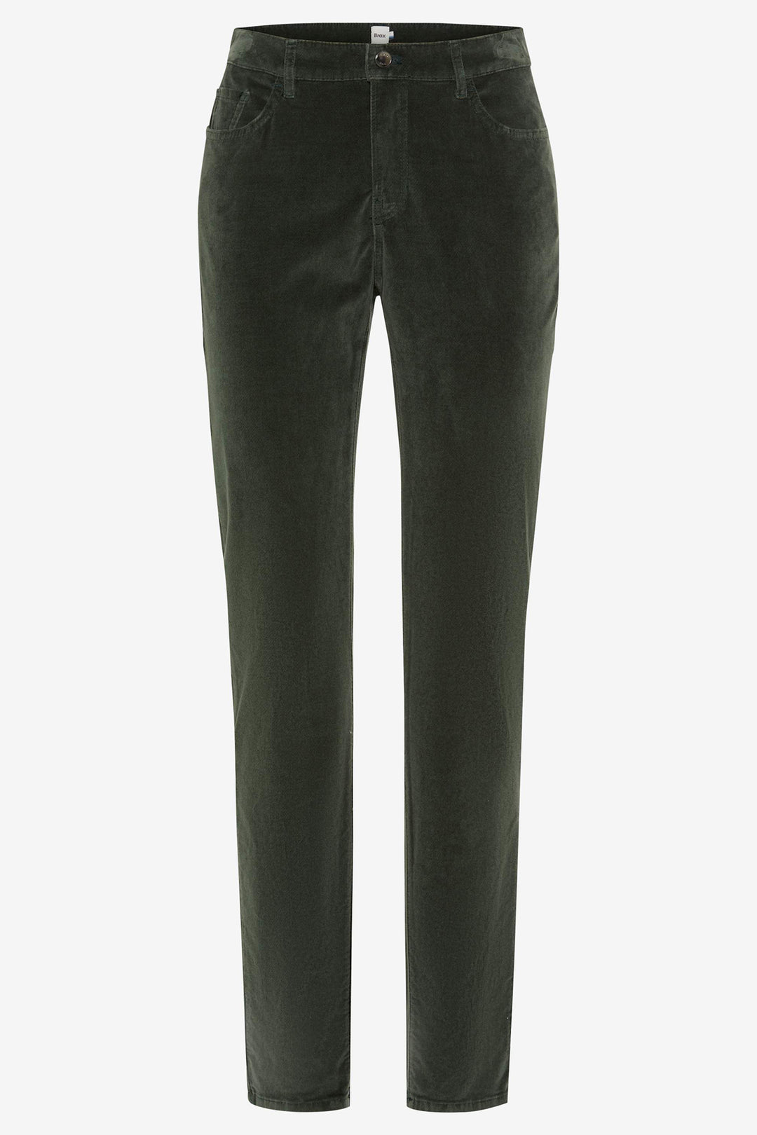 Dark green pants on a white background