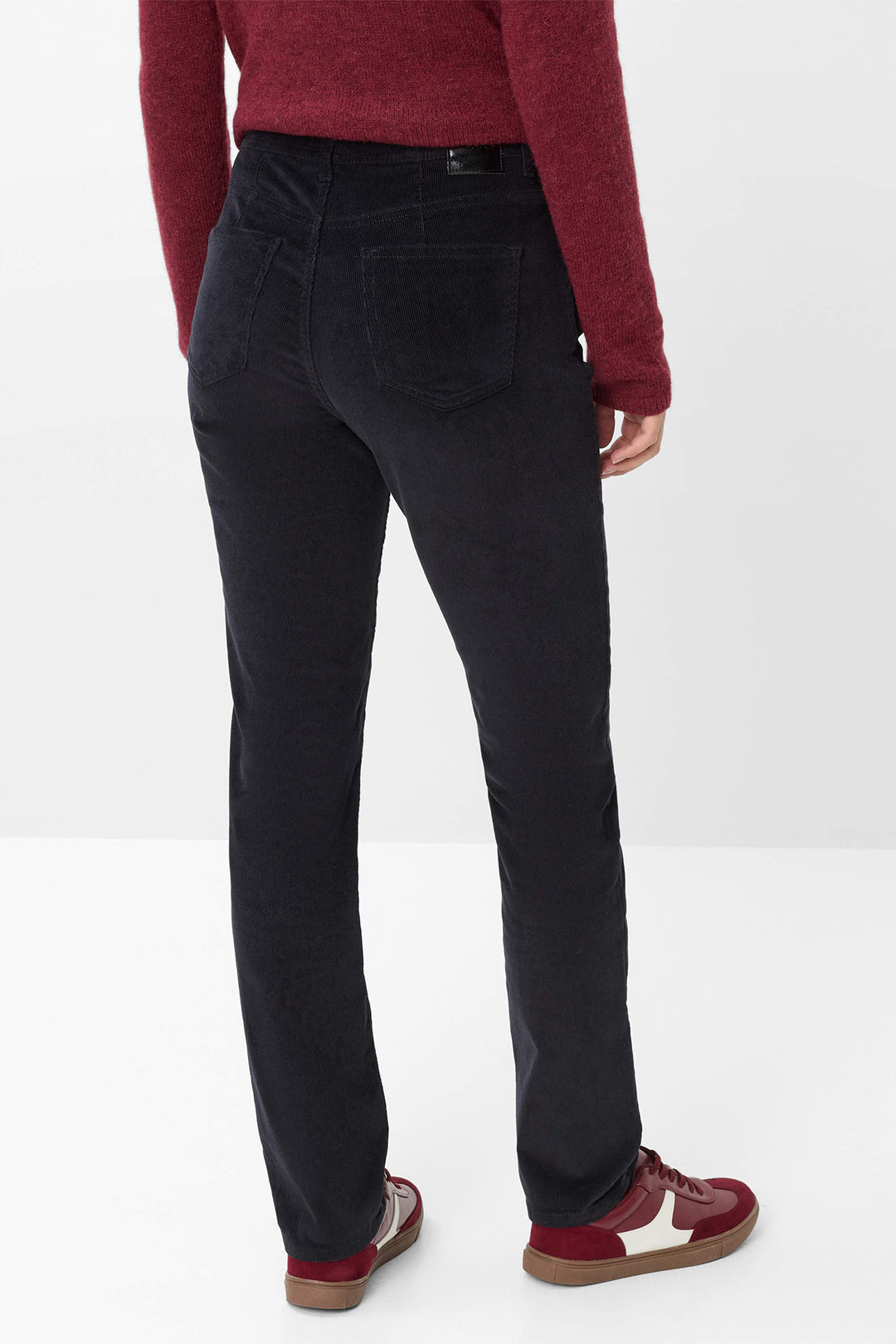 Brax Mary 77-1838 02 9175120 Black Cosy Corduroy Trousers