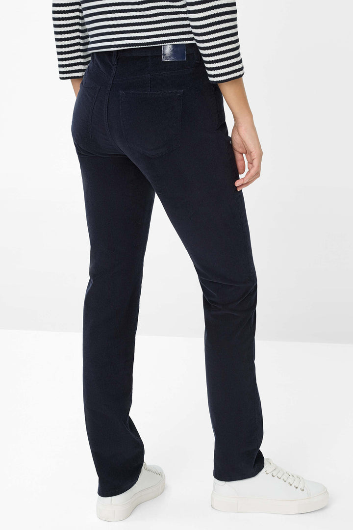 Brax Mary 77-1838 22 9175220 Navy Cosy Corduroy Trousers