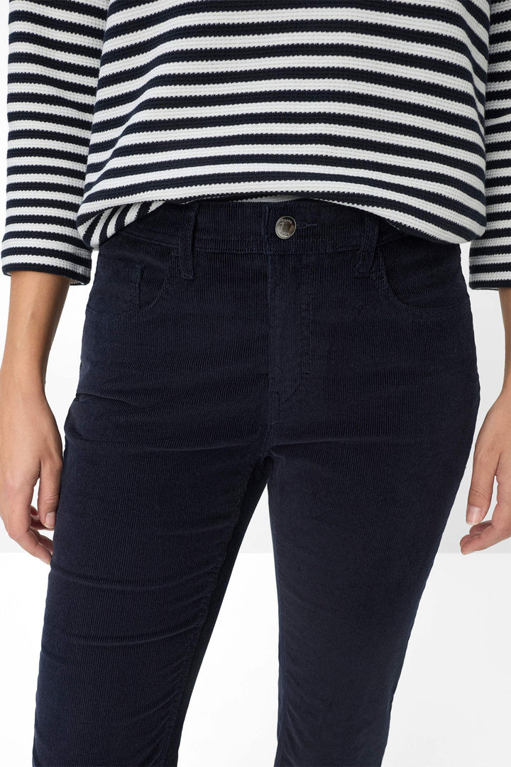 Brax Mary 77-1838 22 9175220 Navy Cosy Corduroy Trousers