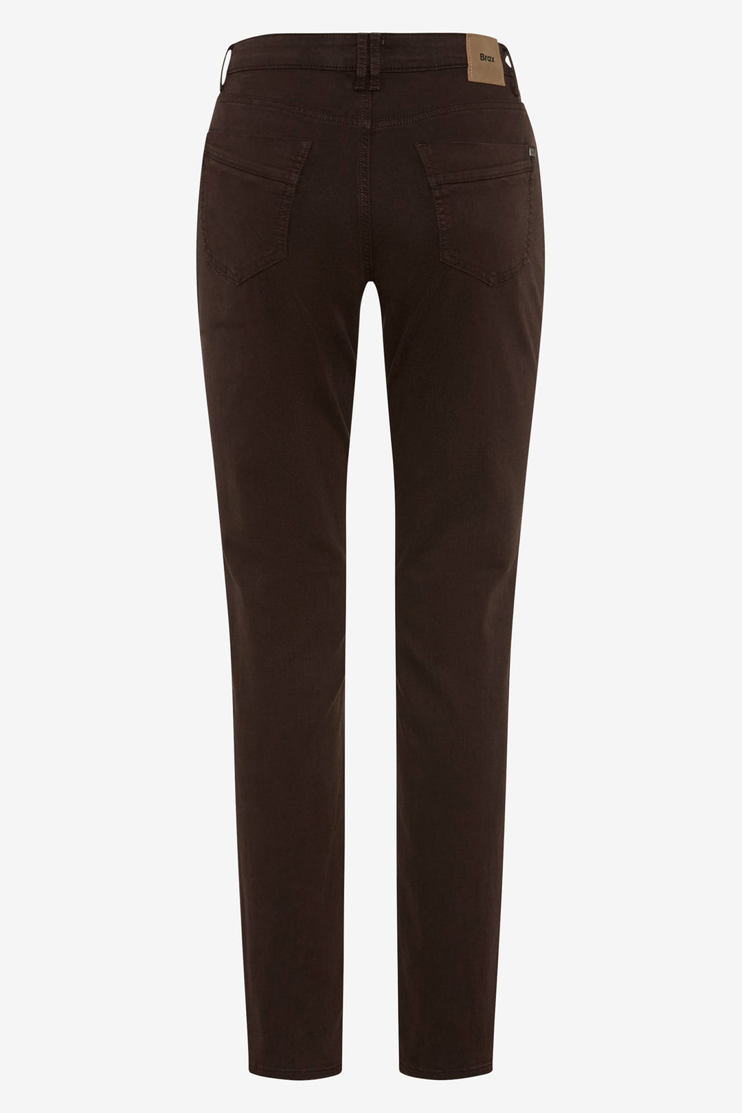 Brax Mary brown skinny jeans, detail view