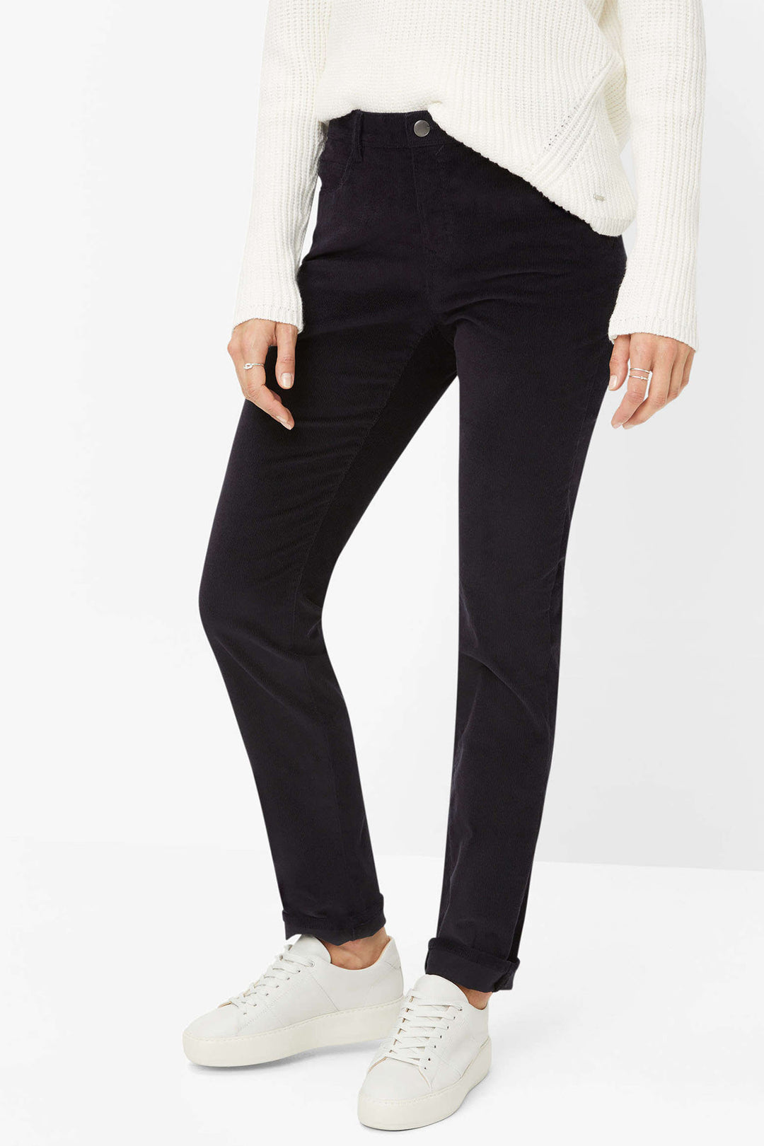 Brax Mary Jeans Black Corduroy 751838 02 09189020 - Shirley Allum Boutique