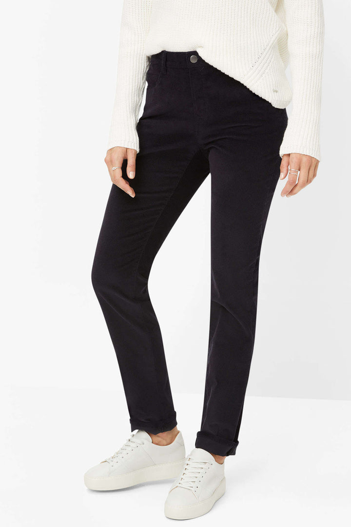Brax Mary Jeans Black Corduroy 751838 02 09189020 - Shirley Allum Boutique
