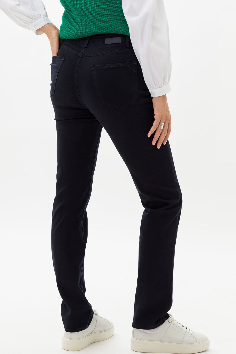 Brax Mary Jeans Navy Five Pocket Regular Fit 71-1707 09928820 22 - Shirley Allum Boutique