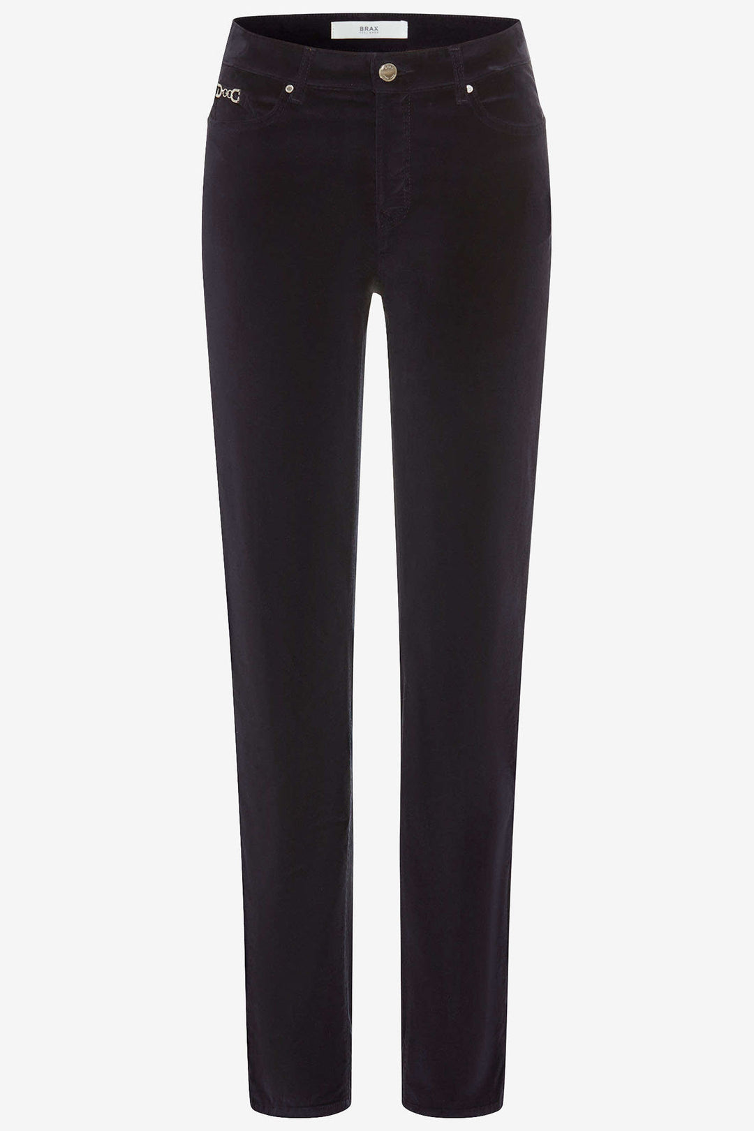 Brax Mary Jeans Navy Velvet 751038 22 09188520 - Shirley Allum Boutique