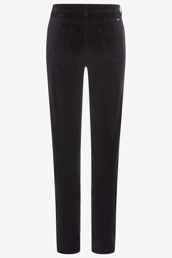 Brax Mary Jeans Navy Velvet 751038 22 09188520 - Shirley Allum Boutique