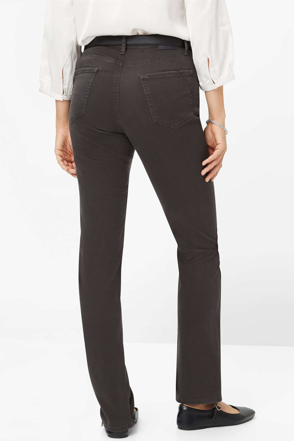 Brax Mary Jeans Shadow Grey Five Pocket Regular Fit 71-1707 09928820 04 - Shirley Allum Boutique
