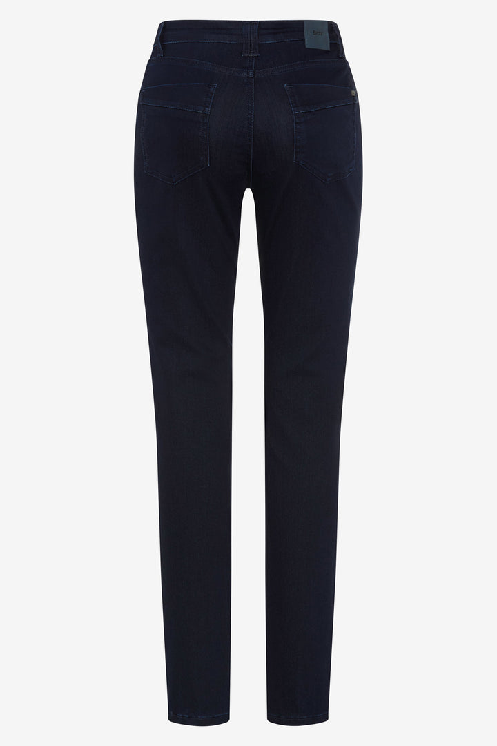 Brax Mary navy skinny jeans, detail view