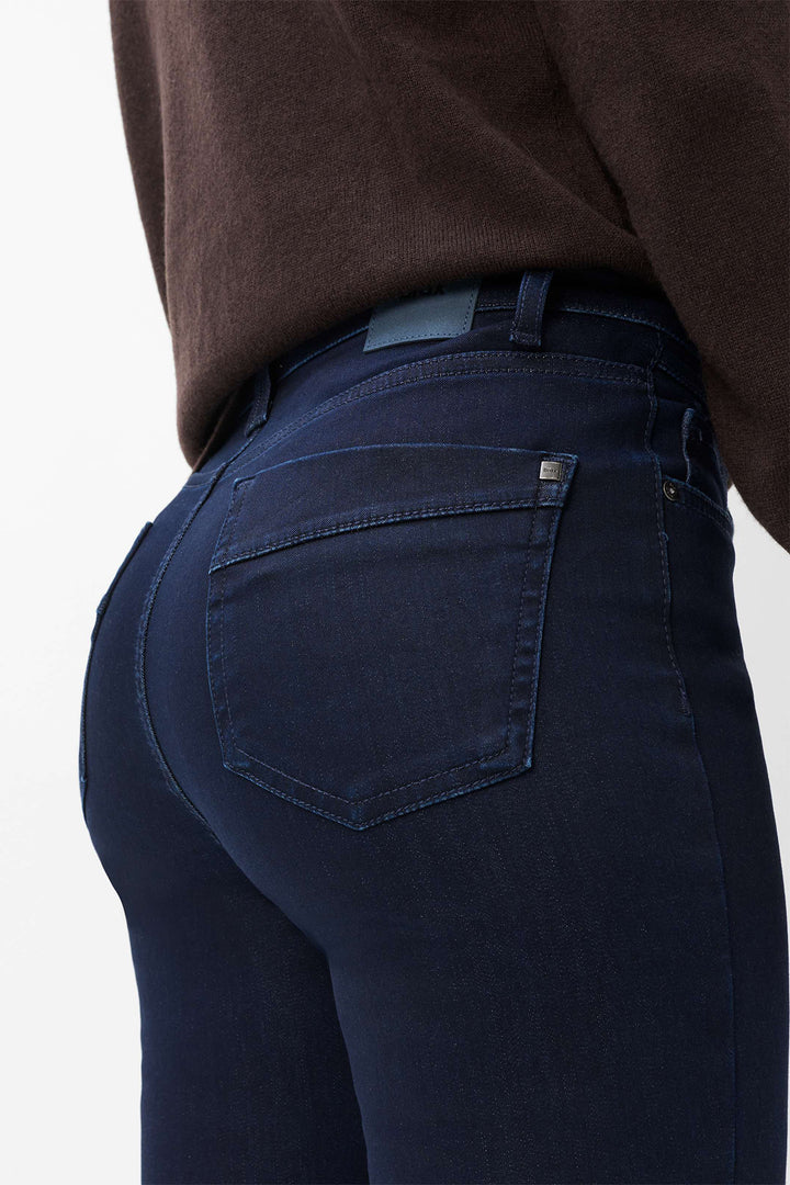 Brax Mary navy skinny jeans, detail view