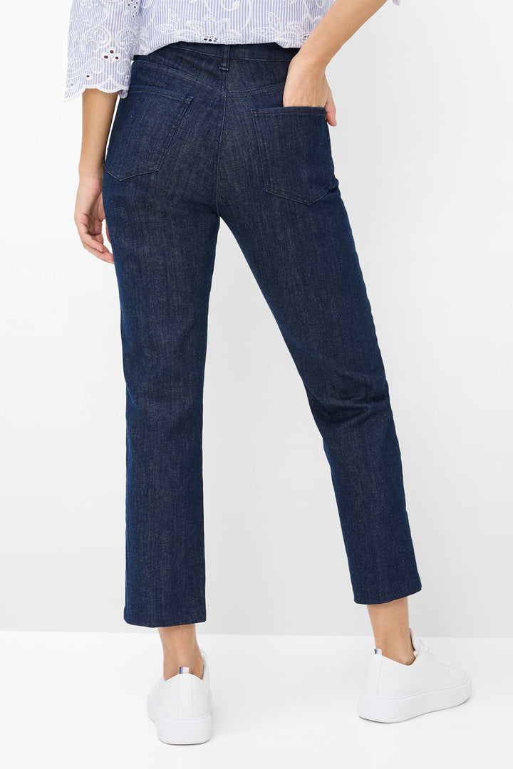 Brax May S 09-7102 09993220 22 Dark Blue Navy Denim Trousers