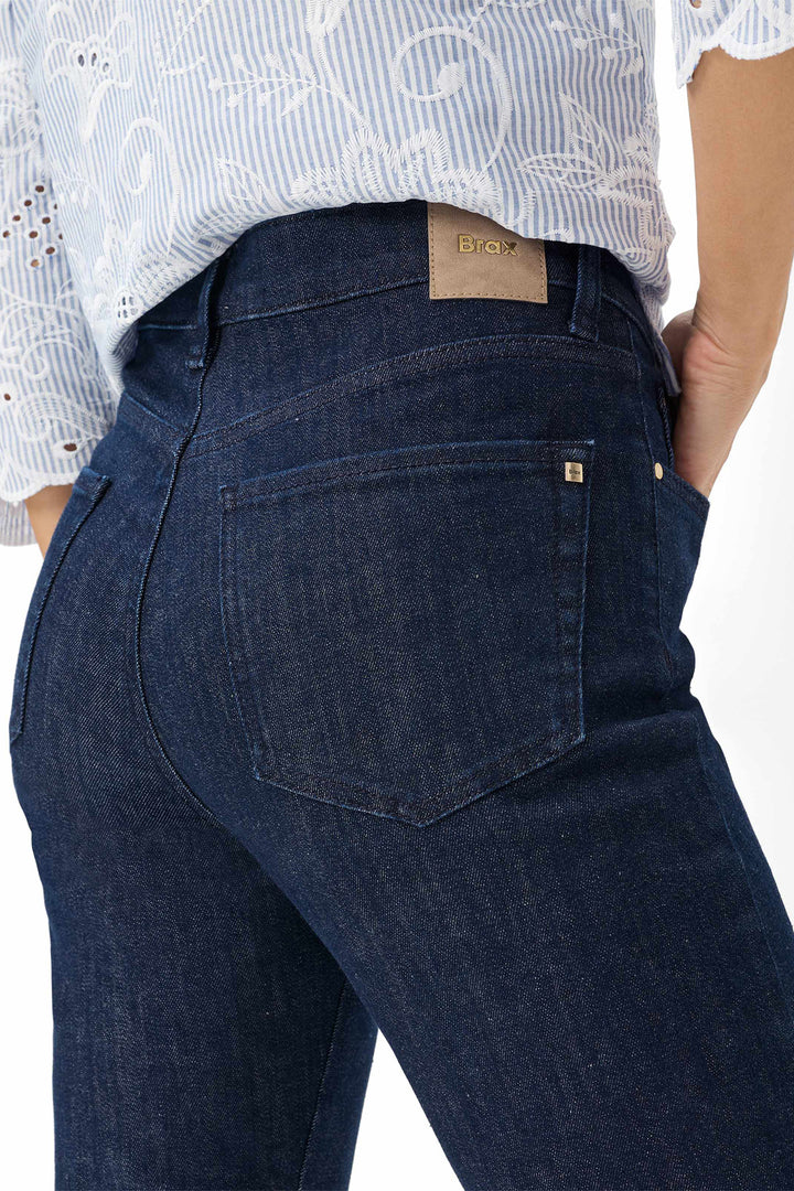 Brax May S 09-7102 09993220 22 Dark Blue Navy Denim Trousers