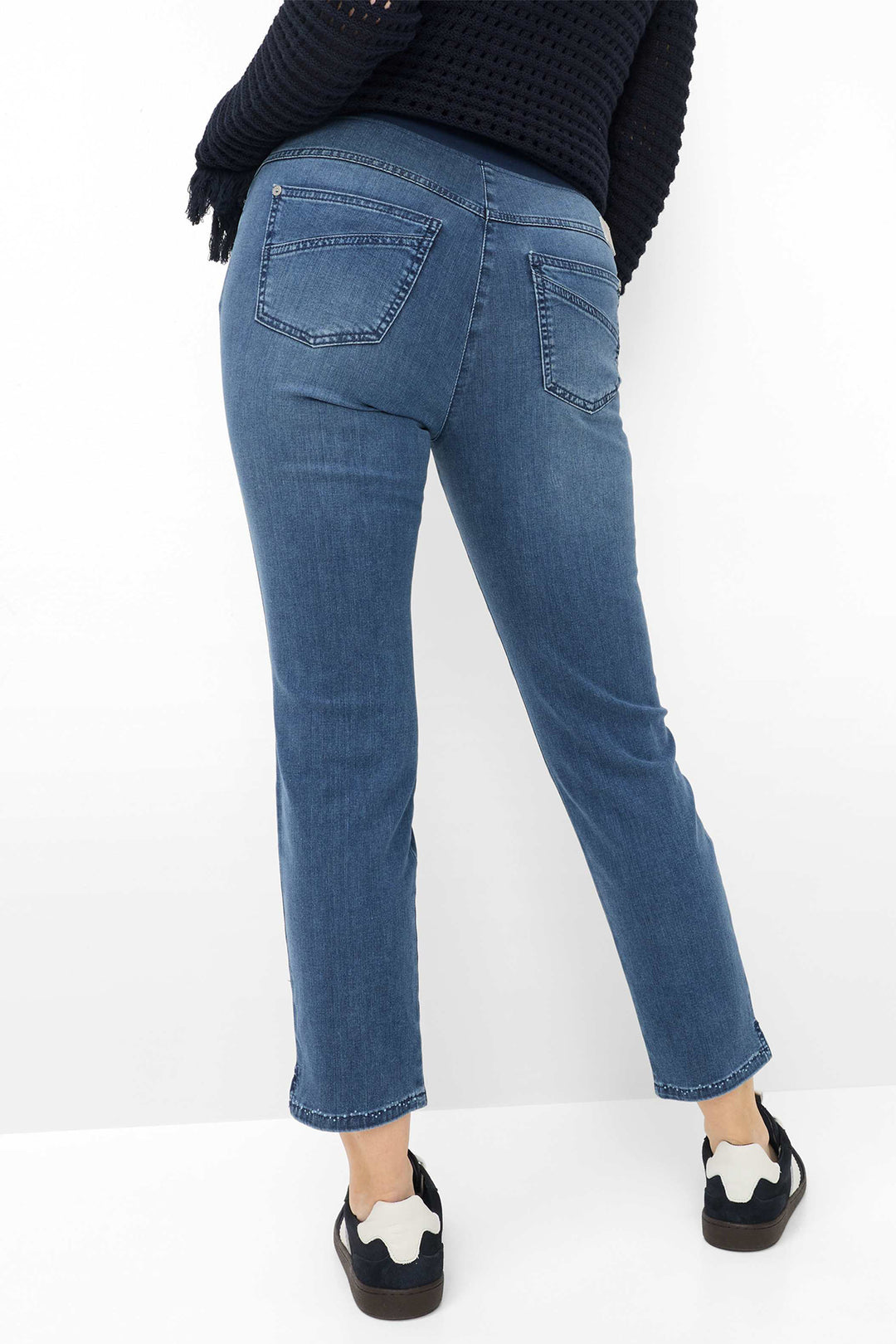 Brax Pamina 6/8 10-6300 25 10940820 Blue Stone Used Pull-On Jeans